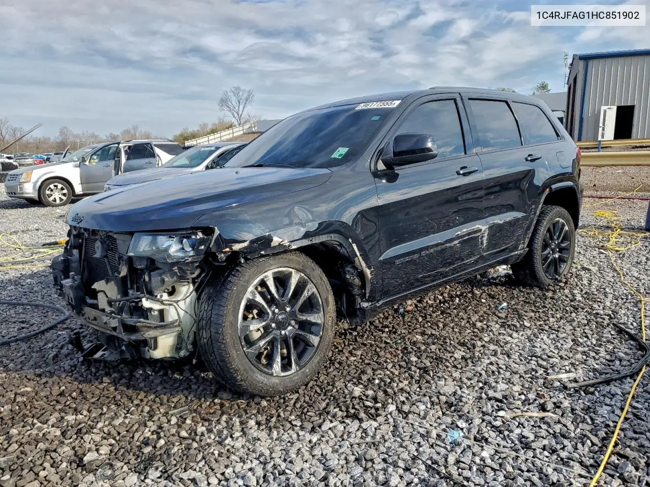 1C4RJFAG1HC851902 2017 Jeep Grand Cherokee Laredo