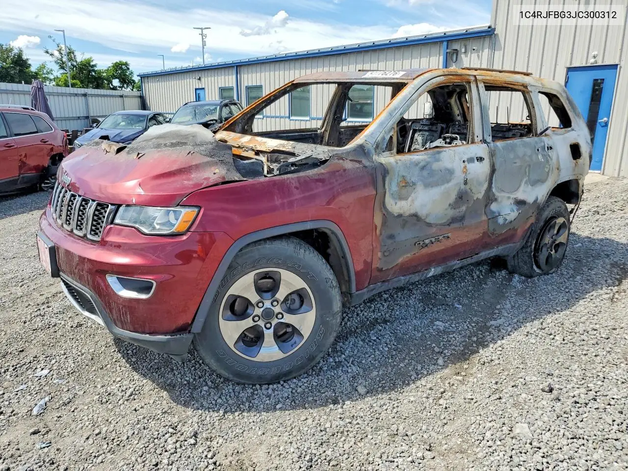 2018 Jeep Grand Cherokee Limited VIN: 1C4RJFBG3JC300312 Lot: 57776276