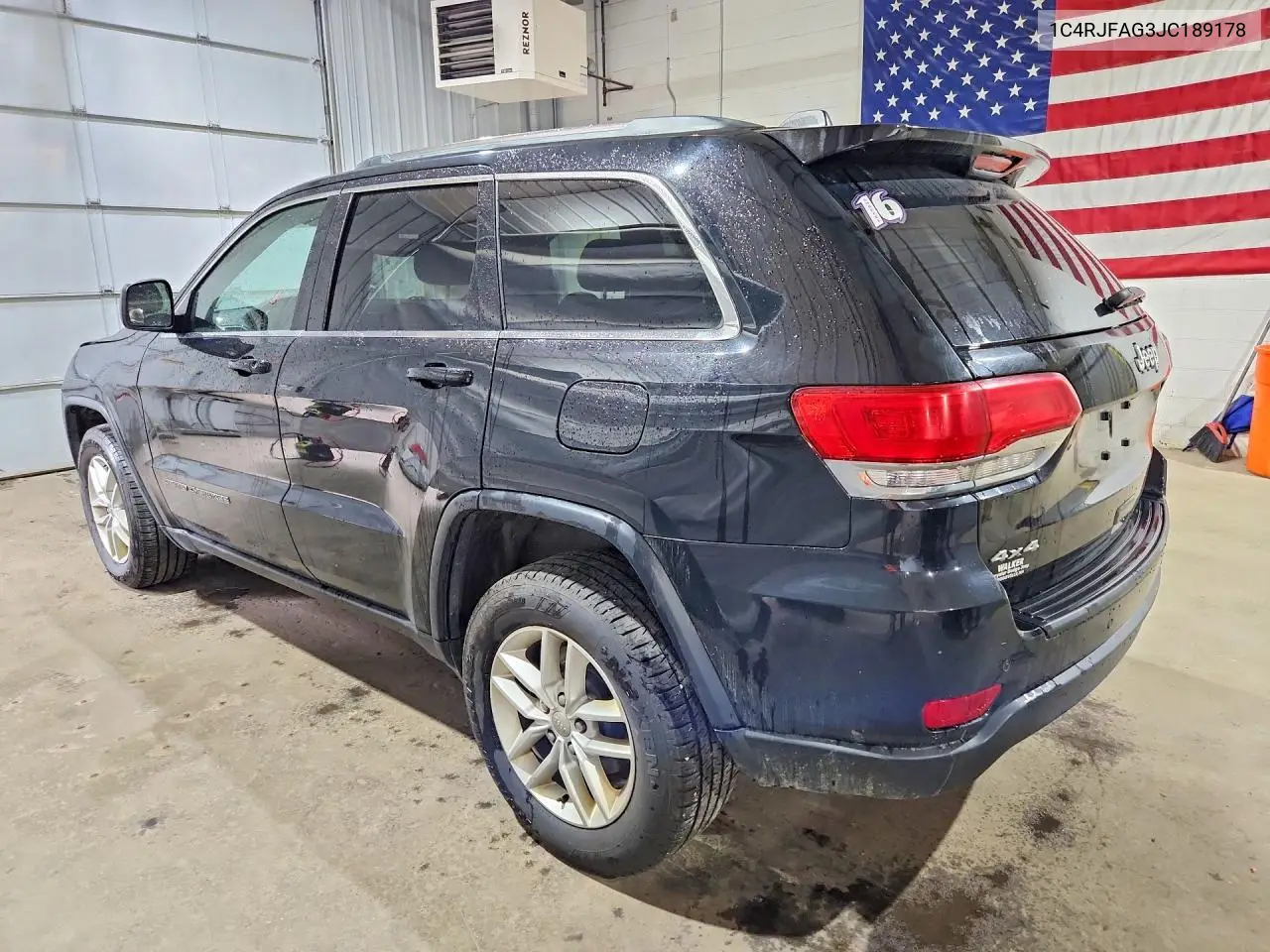 2018 Jeep Grand Cherokee Laredo VIN: 1C4RJFAG3JC189178 Lot: 60803366