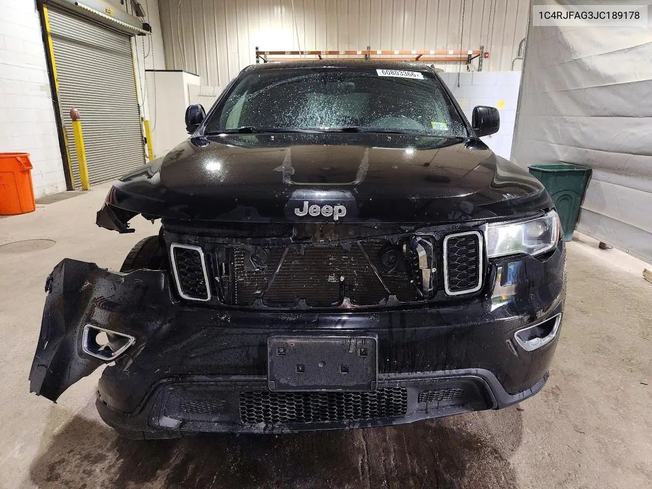 2018 Jeep Grand Cherokee Laredo VIN: 1C4RJFAG3JC189178 Lot: 60803366