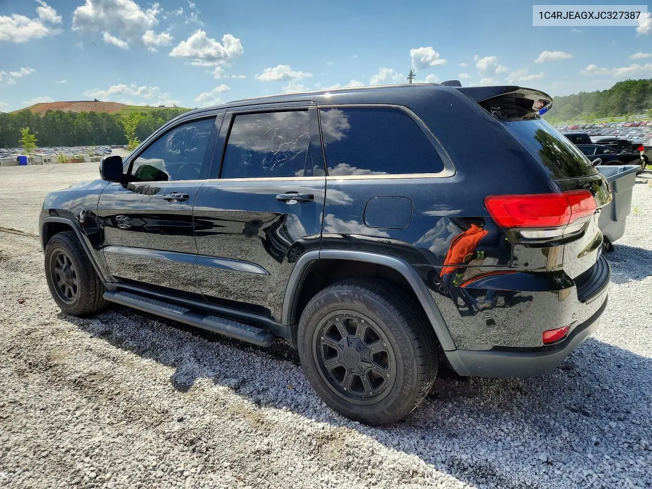2018 Jeep Grand Cherokee Laredo VIN: 1C4RJEAGXJC327387 Lot: 61481356