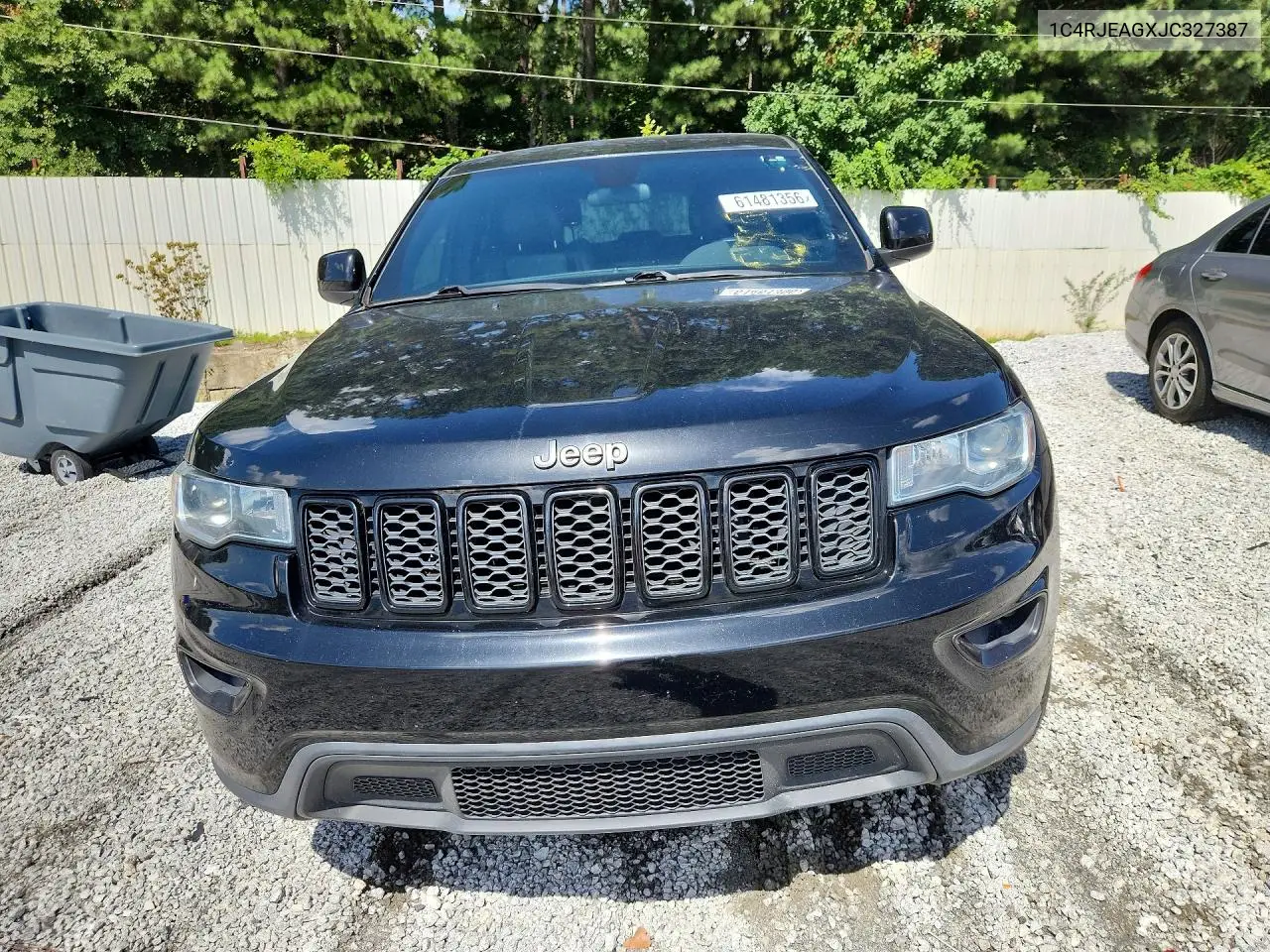 2018 Jeep Grand Cherokee Laredo VIN: 1C4RJEAGXJC327387 Lot: 61481356