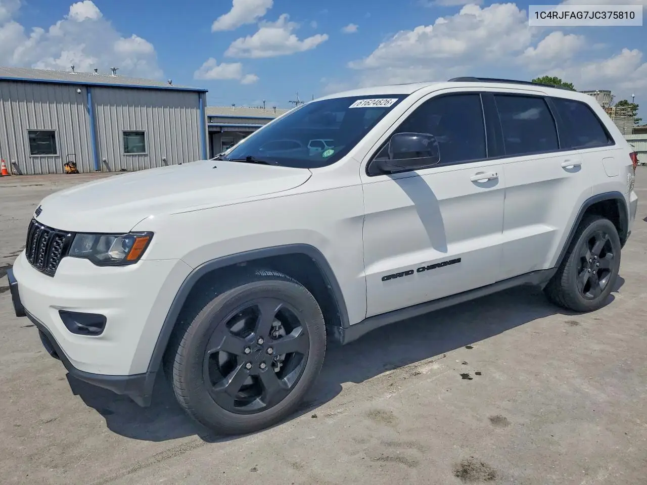 2018 Jeep Grand Cherokee Laredo VIN: 1C4RJFAG7JC375810 Lot: 61624626