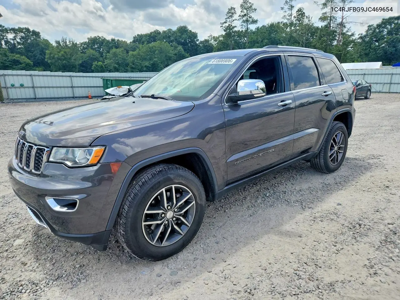 2018 Jeep Grand Cherokee Limited VIN: 1C4RJFBG9JC469654 Lot: 61806906