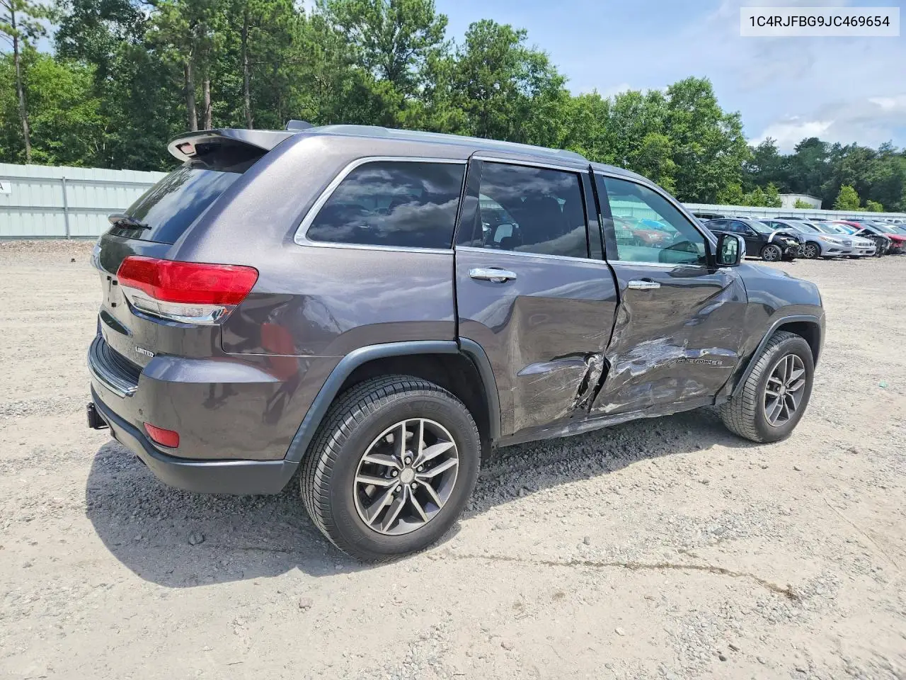 2018 Jeep Grand Cherokee Limited VIN: 1C4RJFBG9JC469654 Lot: 61806906