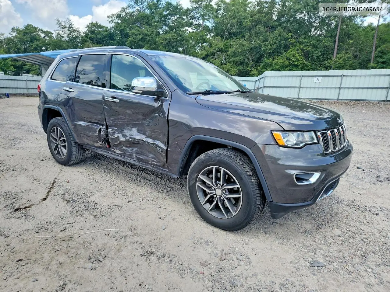 2018 Jeep Grand Cherokee Limited VIN: 1C4RJFBG9JC469654 Lot: 61806906