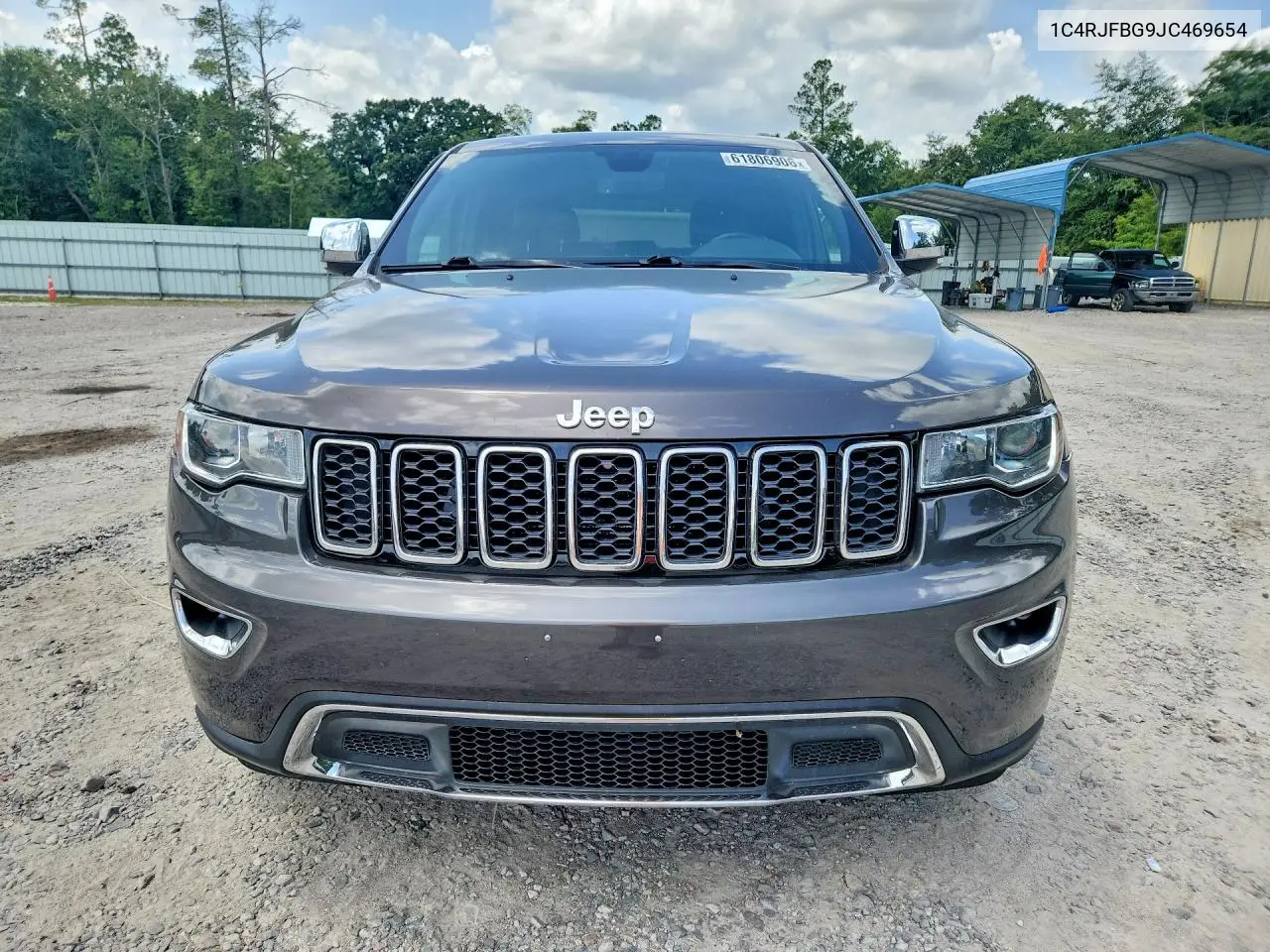 2018 Jeep Grand Cherokee Limited VIN: 1C4RJFBG9JC469654 Lot: 61806906