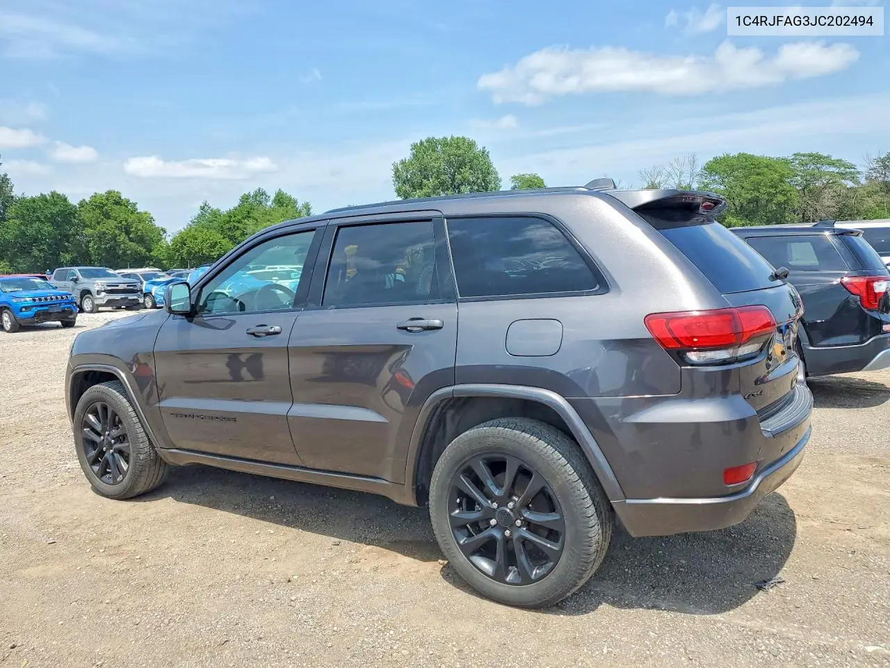 2018 Jeep Grand Cherokee Laredo VIN: 1C4RJFAG3JC202494 Lot: 61907336