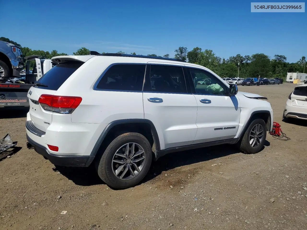 2018 Jeep Grand Cherokee Limited VIN: 1C4RJFBG3JC399665 Lot: 61915346