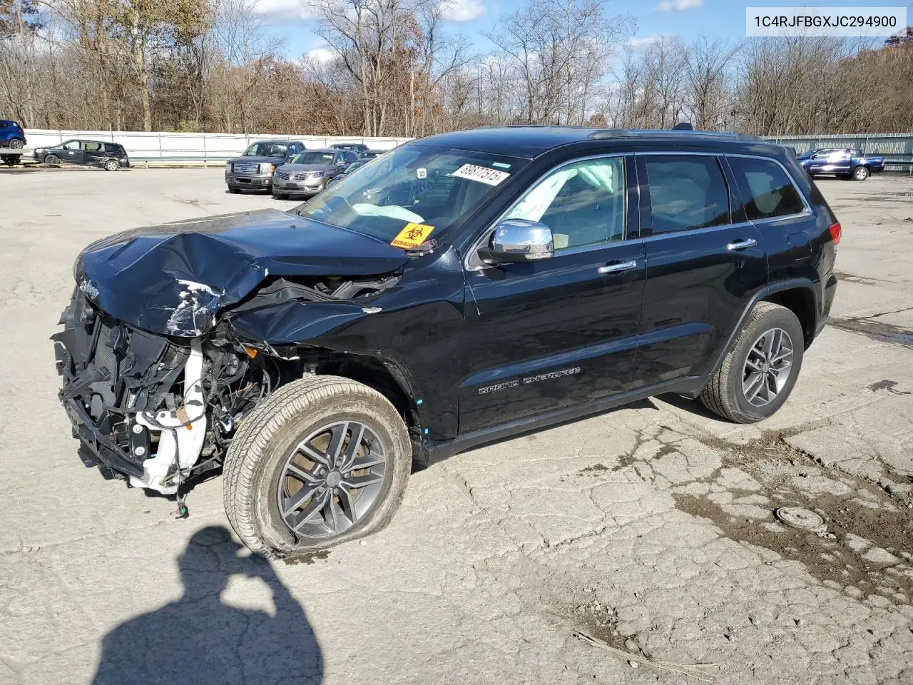 1C4RJFBGXJC294900 2018 Jeep Grand Cherokee Limited