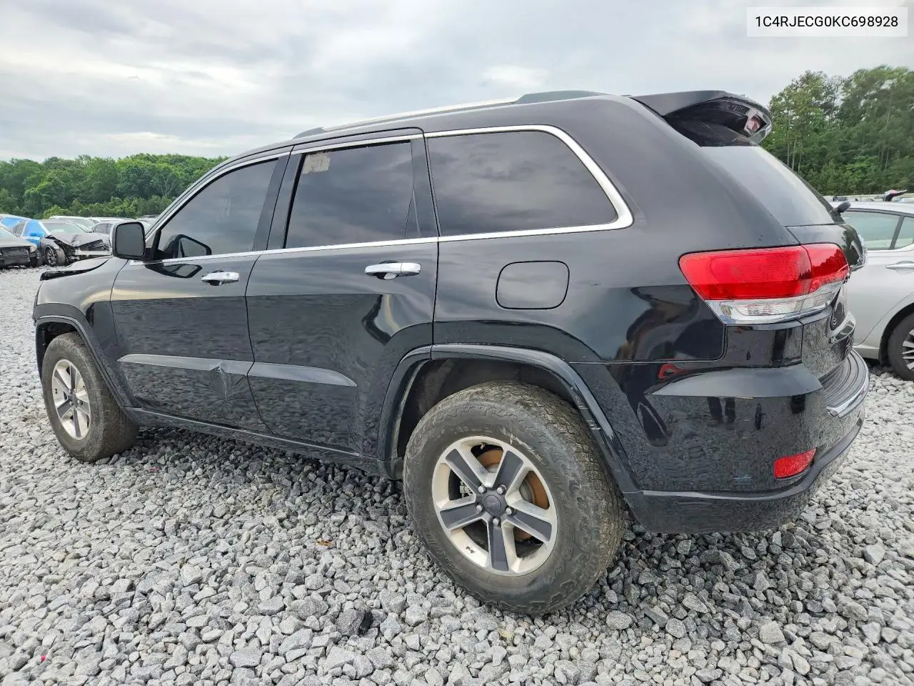 1C4RJECG0KC698928 2019 Jeep Grand Cherokee Overland