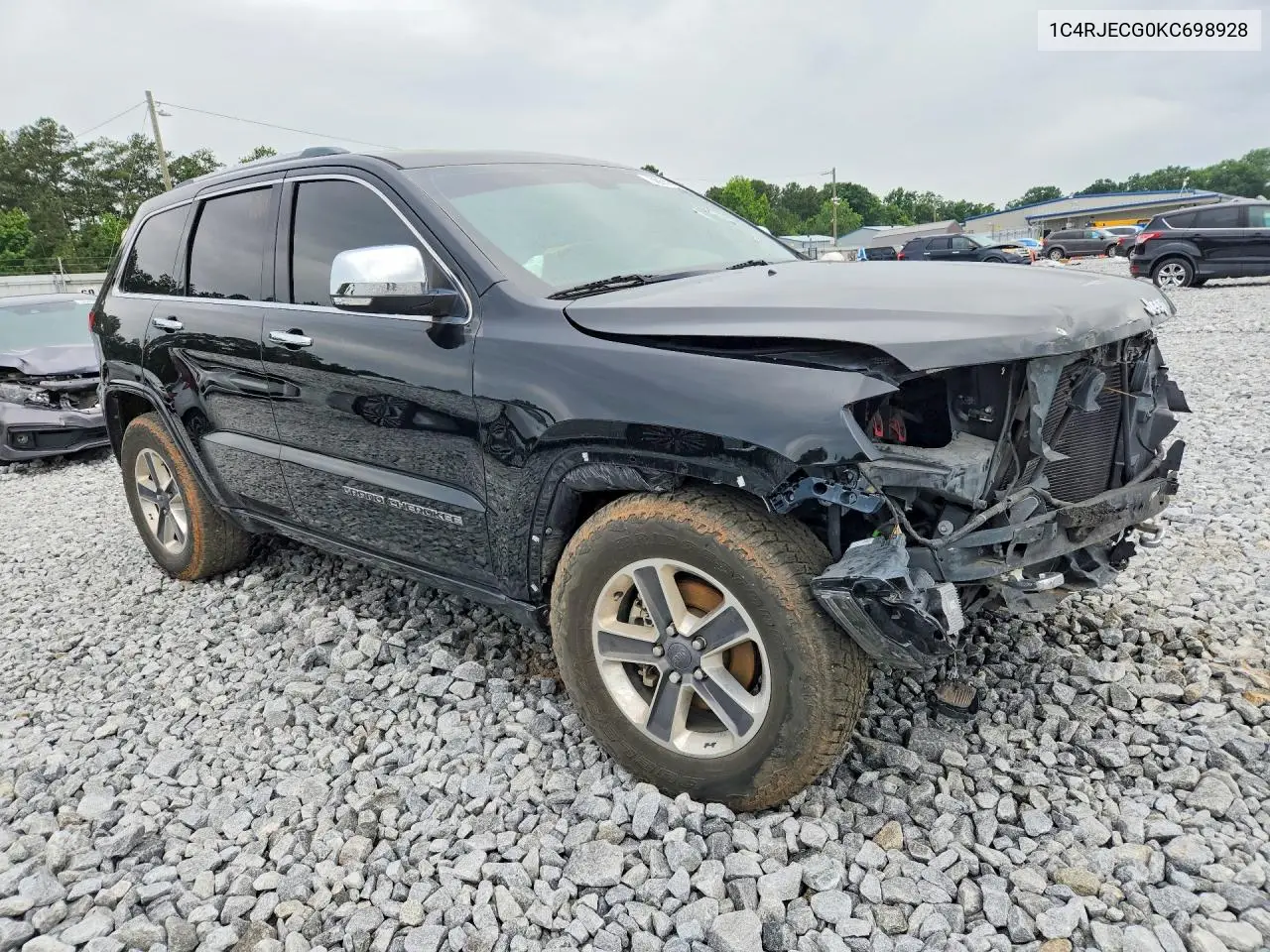 1C4RJECG0KC698928 2019 Jeep Grand Cherokee Overland