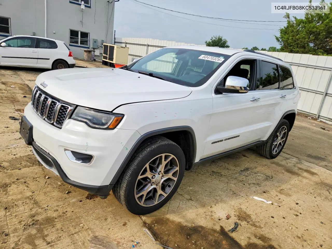 2019 Jeep Grand Cherokee Limited VIN: 1C4RJFBG8KC533961 Lot: 60470326