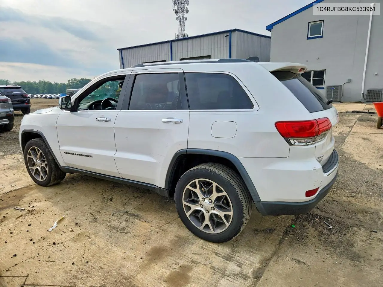 2019 Jeep Grand Cherokee Limited VIN: 1C4RJFBG8KC533961 Lot: 60470326