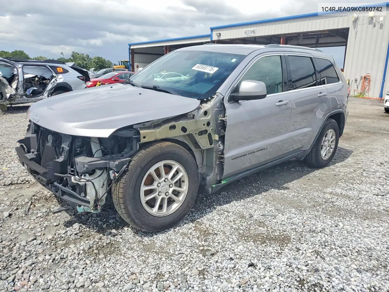 2019 Jeep Grand Cherokee Laredo VIN: 1C4RJEAG9KC850742 Lot: 60568776