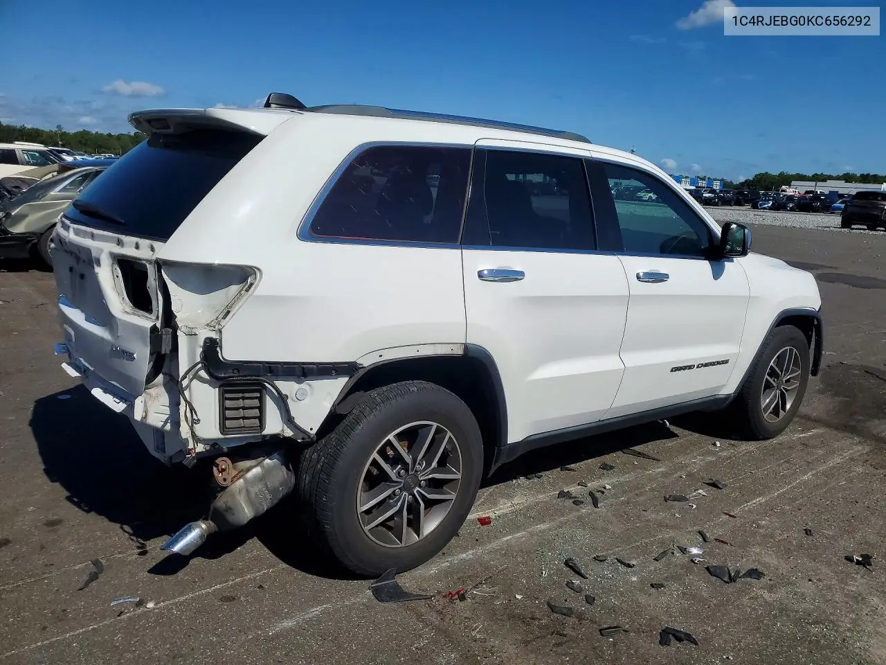 2019 Jeep Grand Cherokee Limited VIN: 1C4RJEBG0KC656292 Lot: 61552186