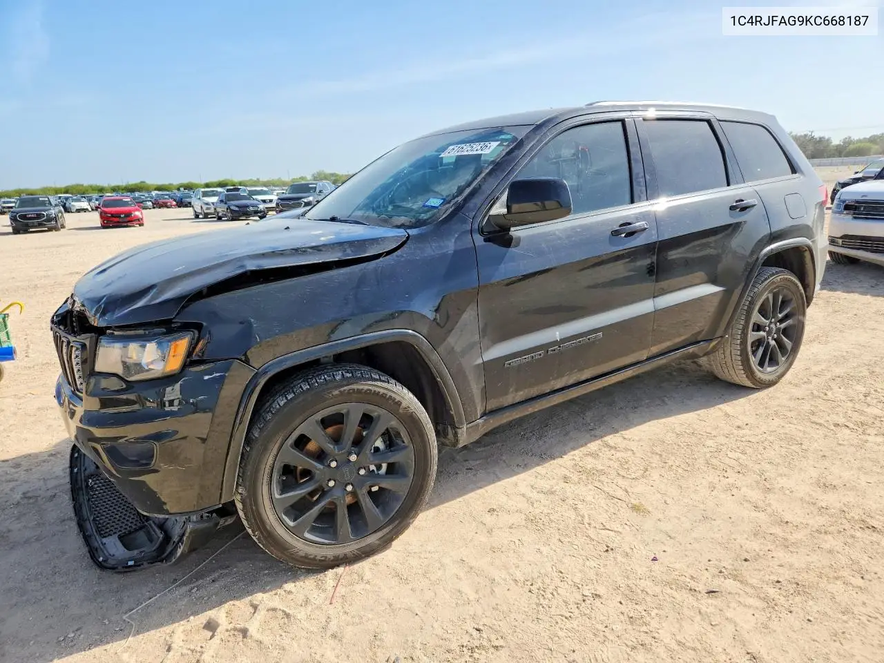 2019 Jeep Grand Cherokee Laredo VIN: 1C4RJFAG9KC668187 Lot: 61625236