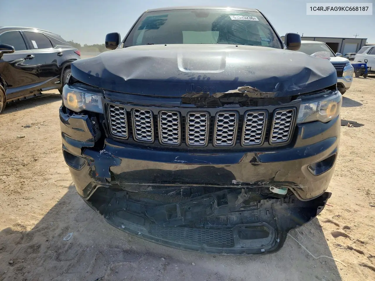 2019 Jeep Grand Cherokee Laredo VIN: 1C4RJFAG9KC668187 Lot: 61625236