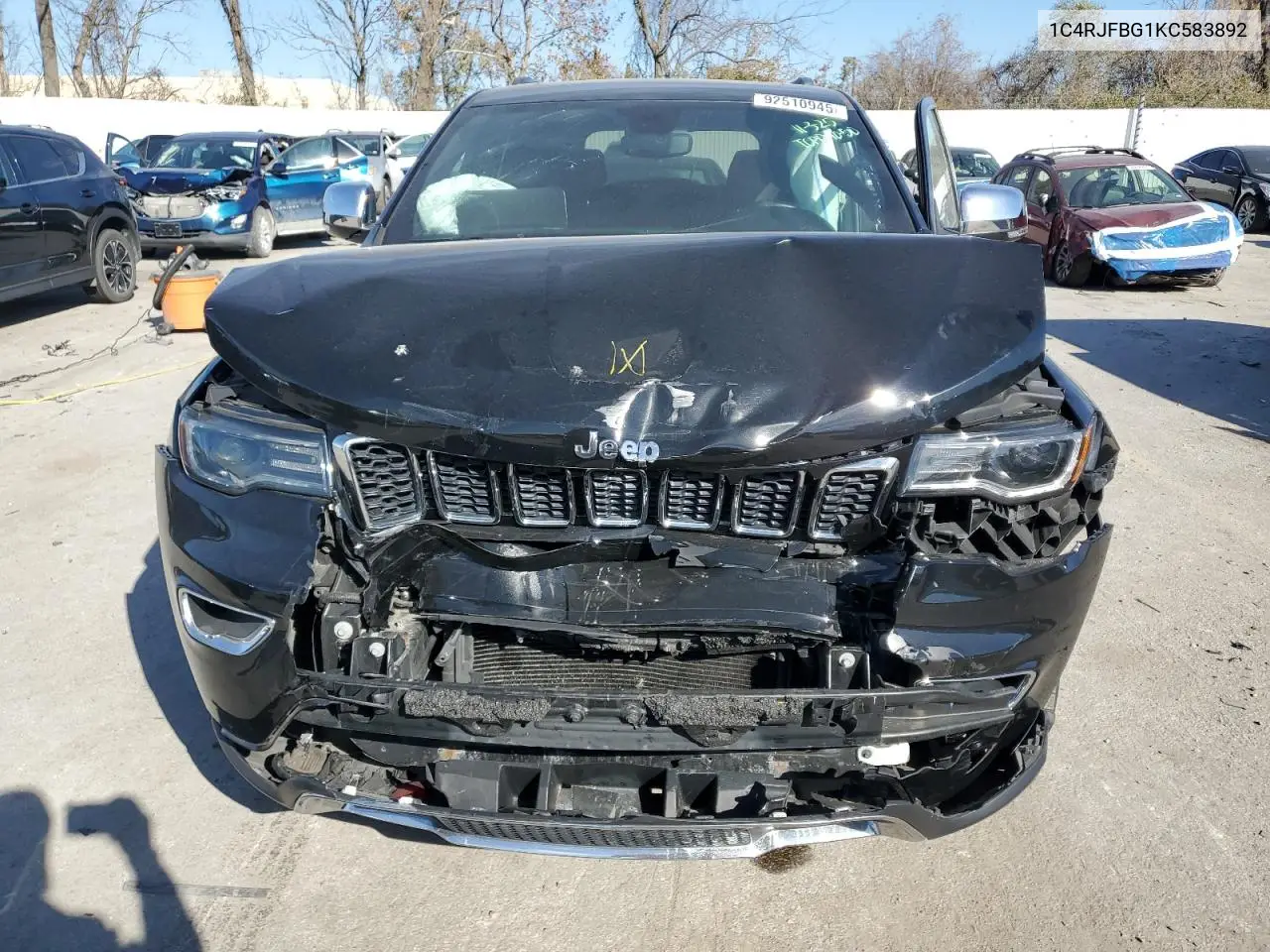 1C4RJFBG1KC583892 2019 Jeep Grand Cherokee Limited