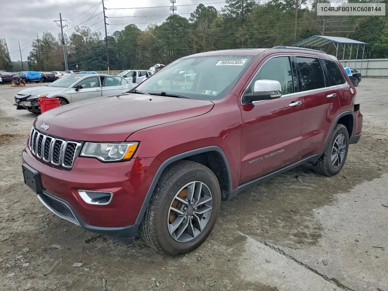 1C4RJFBG1KC608144 2019 Jeep Grand Cherokee Limited