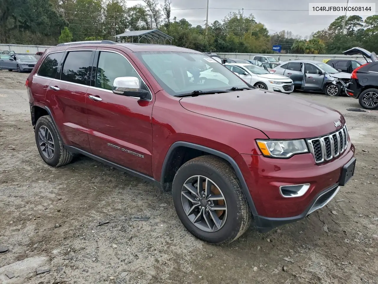 1C4RJFBG1KC608144 2019 Jeep Grand Cherokee Limited