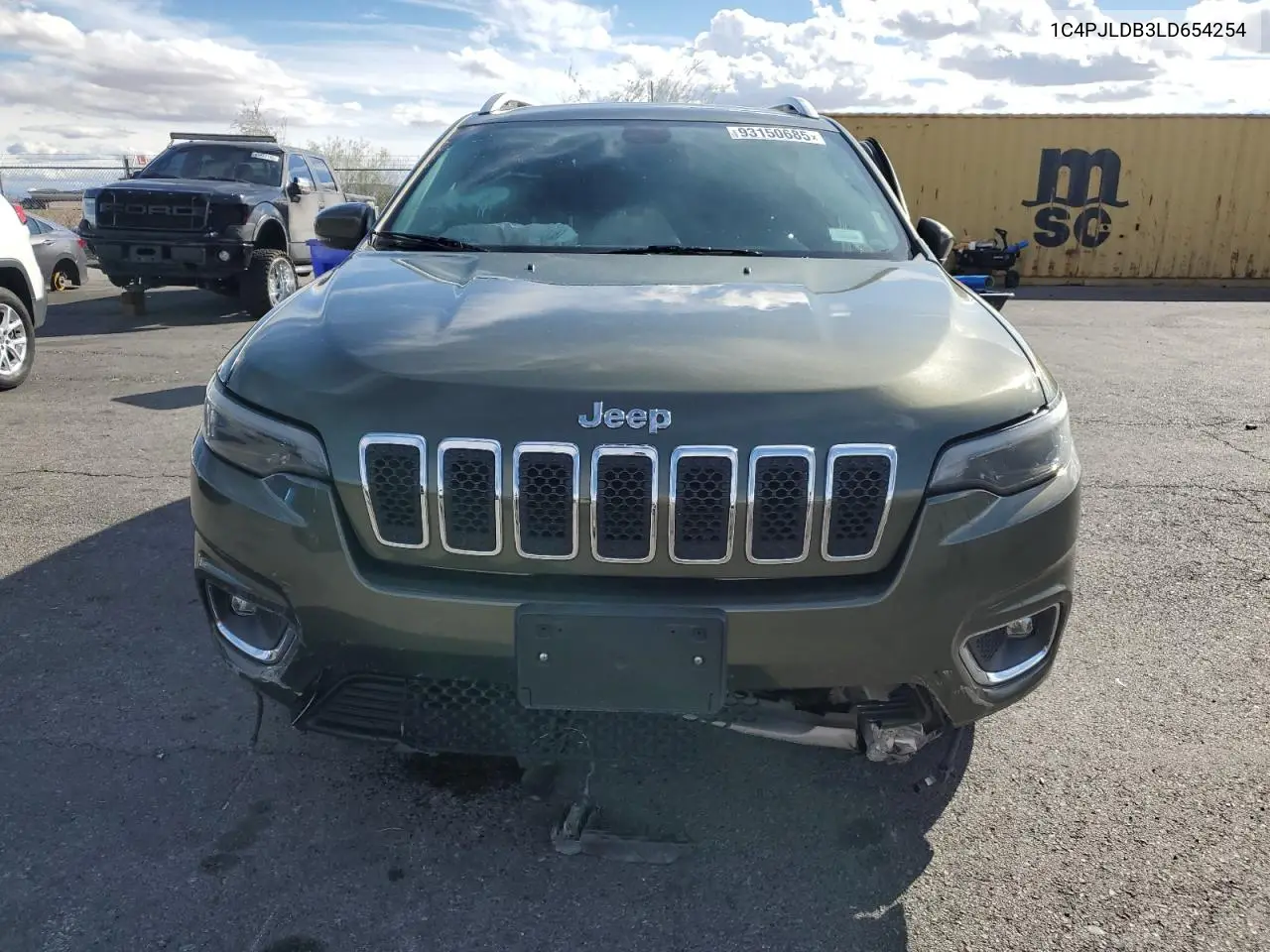 1C4PJLDB3LD654254 2020 Jeep Cherokee Limited