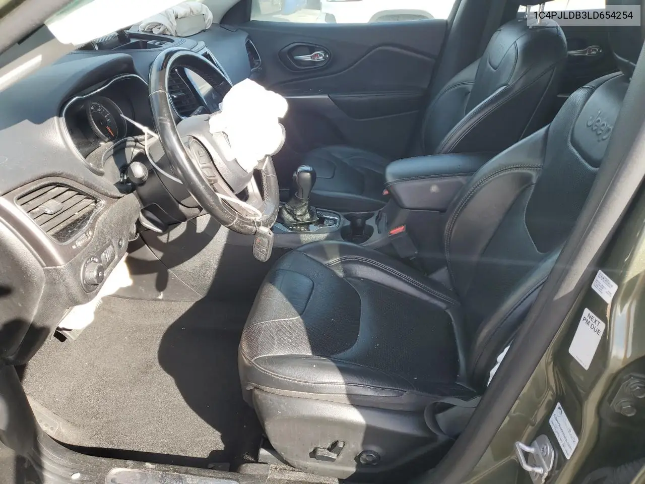 1C4PJLDB3LD654254 2020 Jeep Cherokee Limited