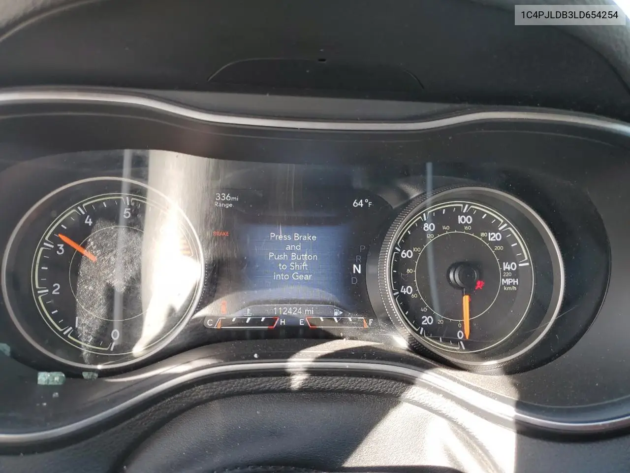 1C4PJLDB3LD654254 2020 Jeep Cherokee Limited