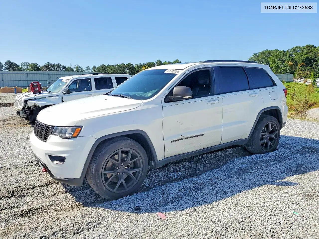 2020 Jeep Grand Cherokee Trailhawk VIN: 1C4RJFLT4LC272633 Lot: 61140406