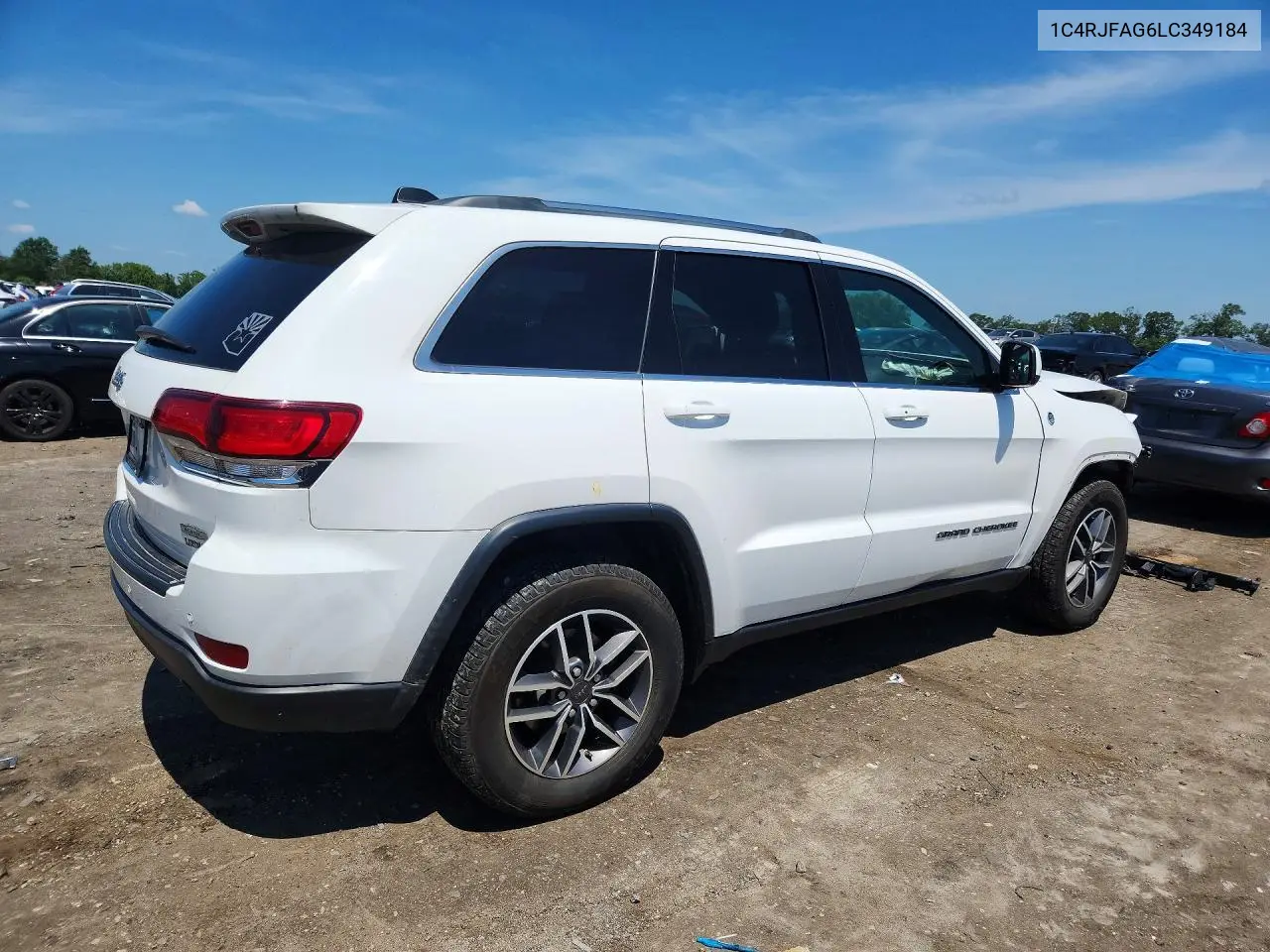 2020 Jeep Grand Cherokee Laredo VIN: 1C4RJFAG6LC349184 Lot: 61162226