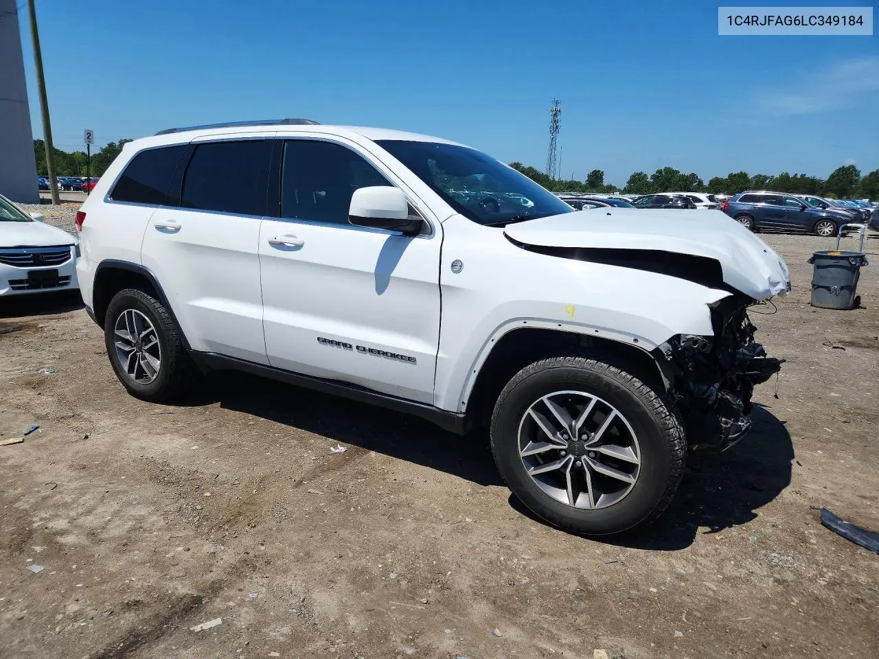 2020 Jeep Grand Cherokee Laredo VIN: 1C4RJFAG6LC349184 Lot: 61162226
