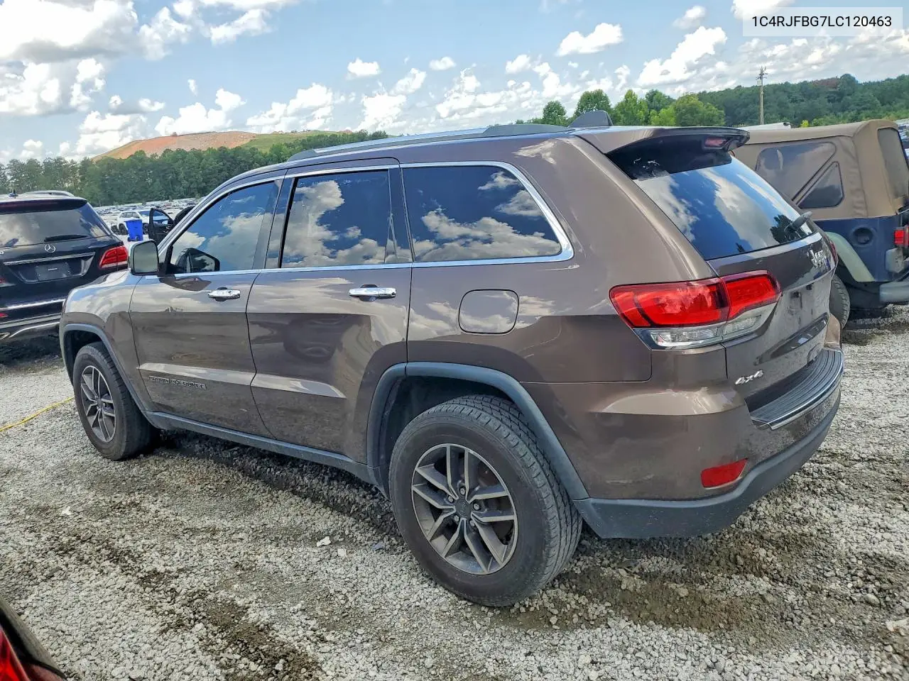 2020 Jeep Grand Cherokee Limited VIN: 1C4RJFBG7LC120463 Lot: 61481176