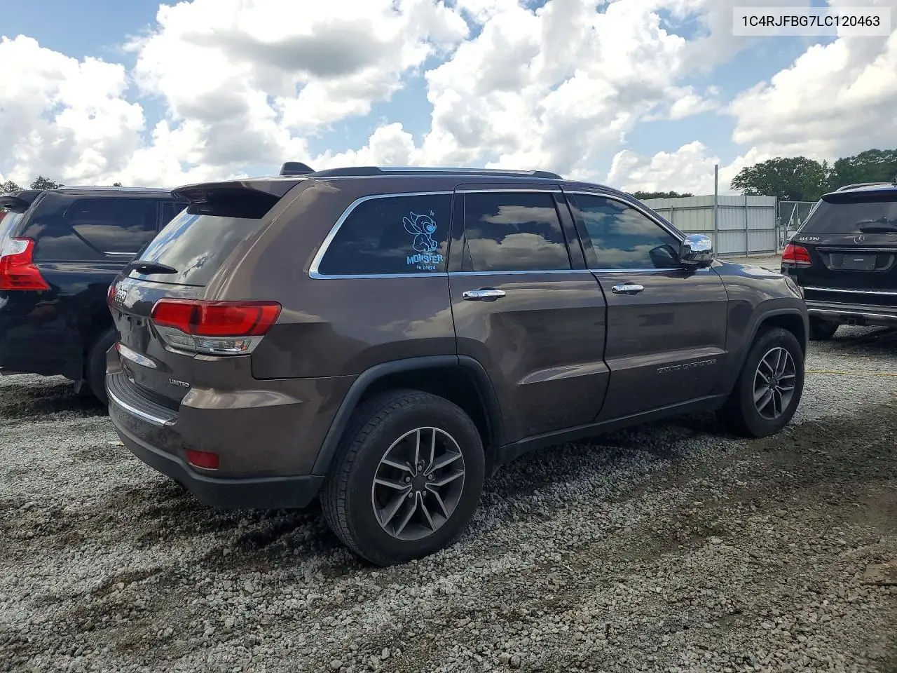 2020 Jeep Grand Cherokee Limited VIN: 1C4RJFBG7LC120463 Lot: 61481176