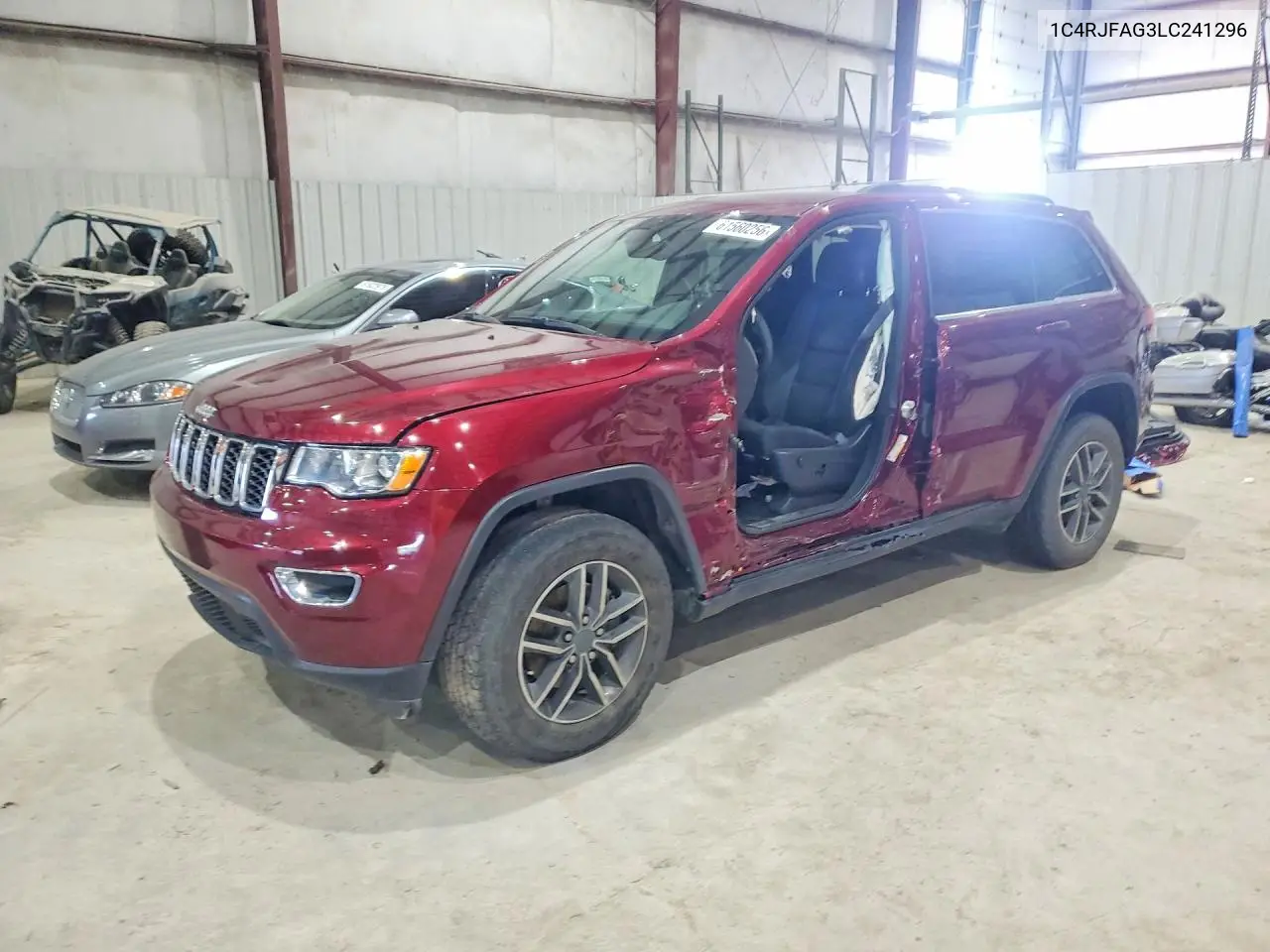 2020 Jeep Grand Cherokee Laredo VIN: 1C4RJFAG3LC241296 Lot: 61560256