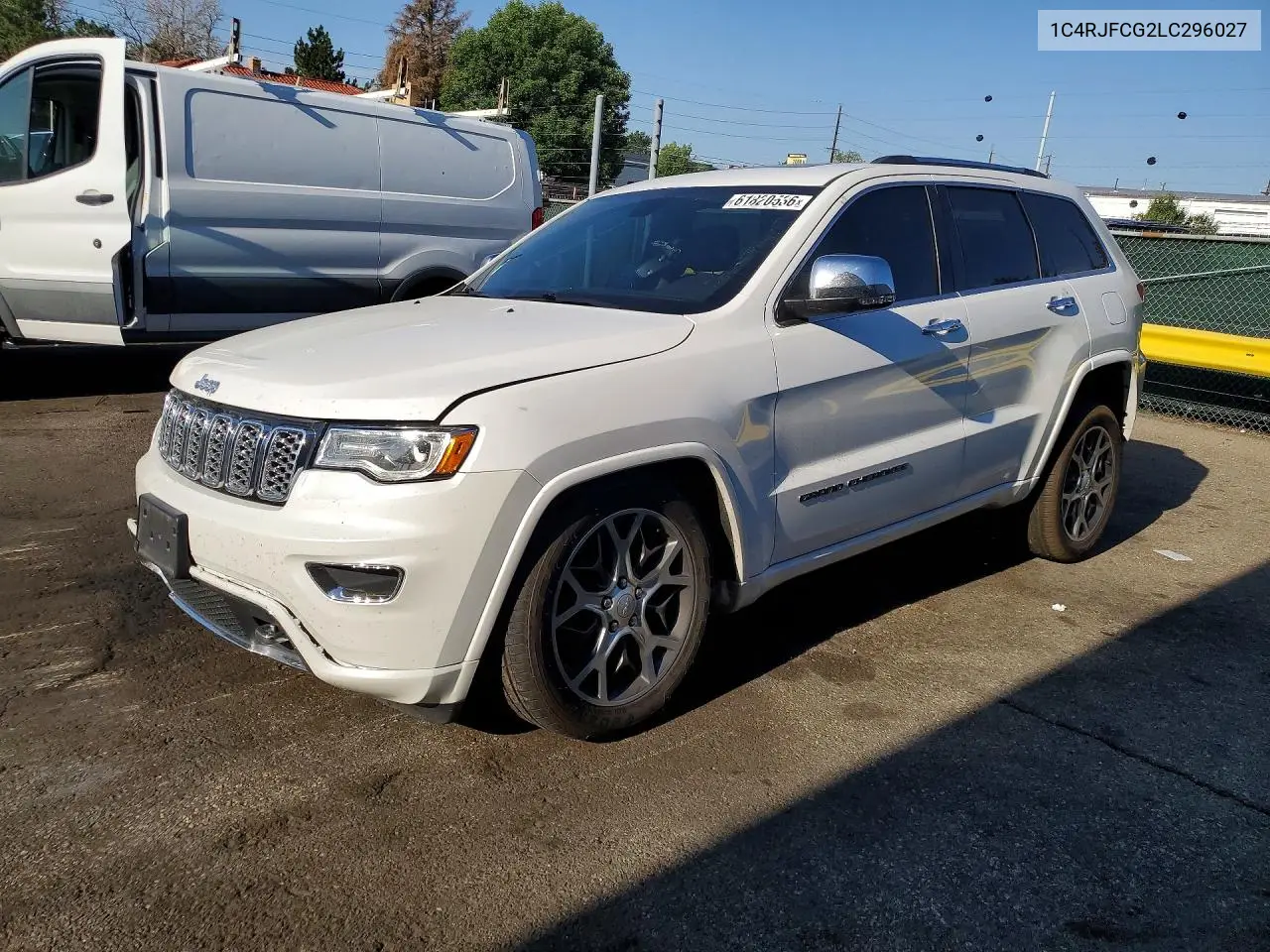 2020 Jeep Grand Cherokee Overland VIN: 1C4RJFCG2LC296027 Lot: 61820536