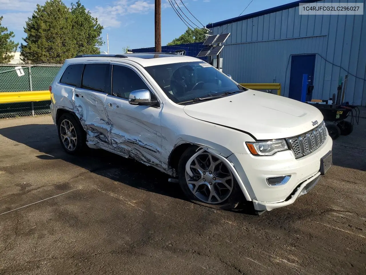 2020 Jeep Grand Cherokee Overland VIN: 1C4RJFCG2LC296027 Lot: 61820536