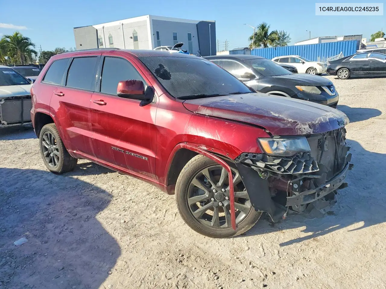 1C4RJEAG0LC245235 2020 Jeep Grand Cherokee Laredo