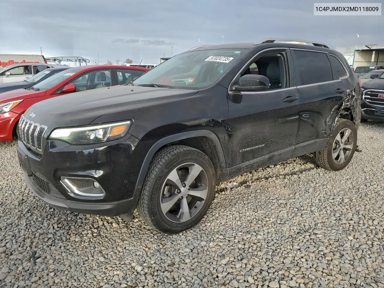 1C4PJMDX2MD118009 2021 Jeep Cherokee Limited