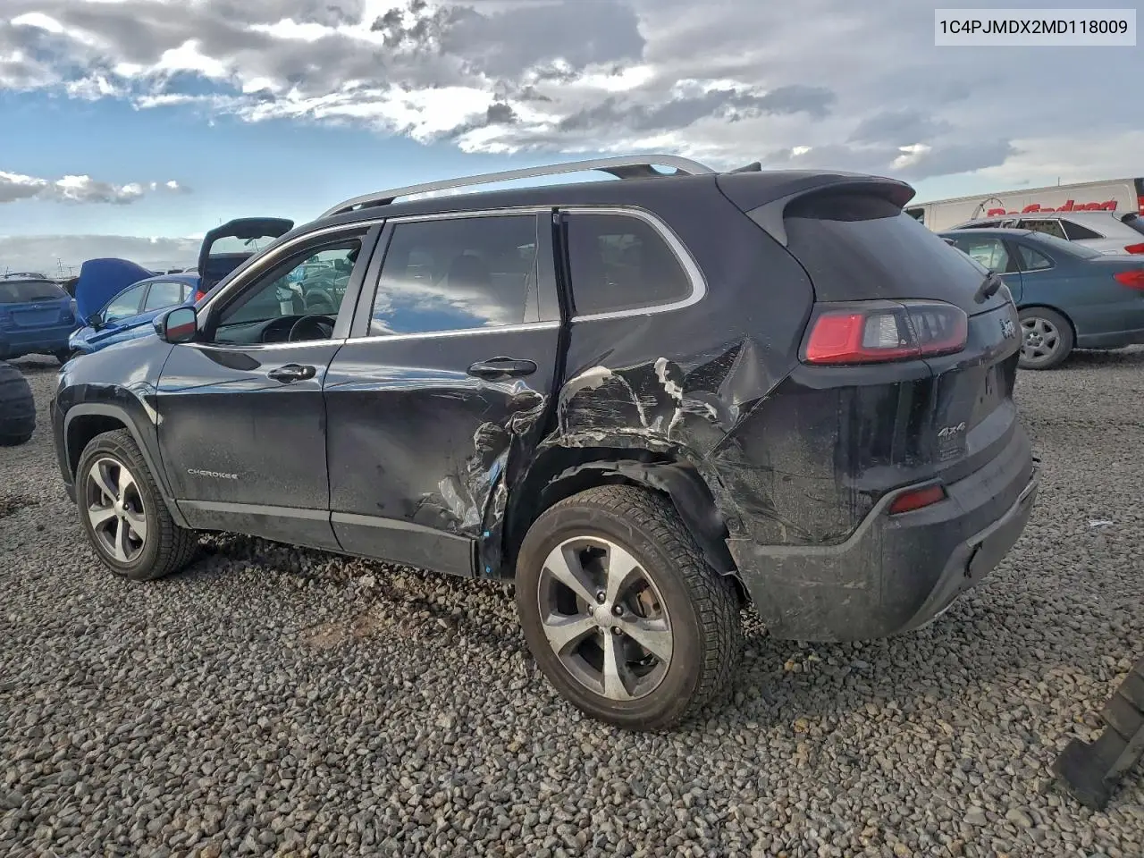 1C4PJMDX2MD118009 2021 Jeep Cherokee Limited