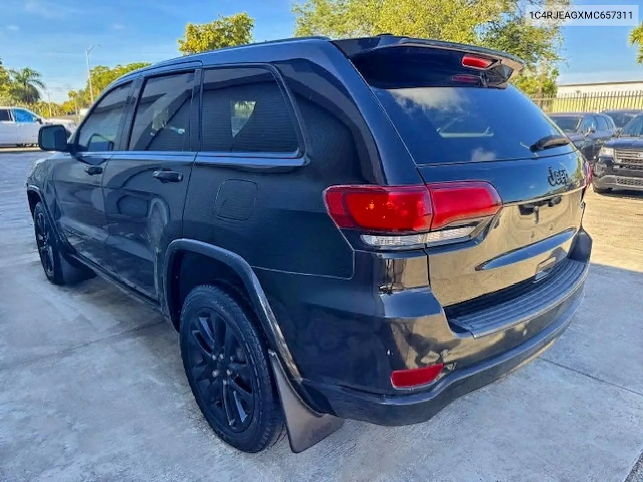 1C4RJEAGXMC657311 2021 Jeep Grand Cherokee Laredo