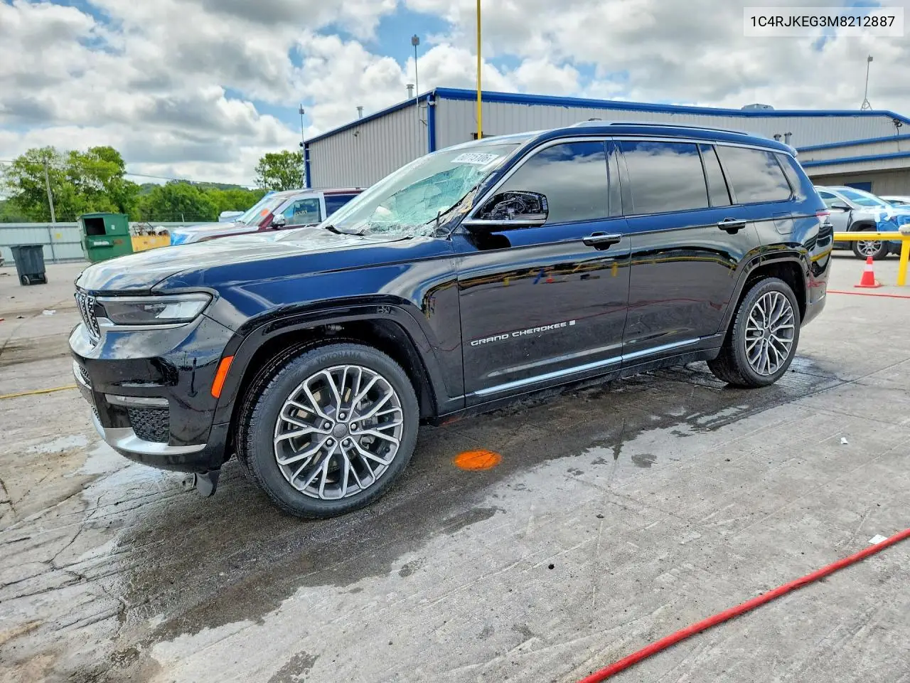 2021 Jeep Grand Cherokee L Summit VIN: 1C4RJKEG3M8212887 Lot: 60715106