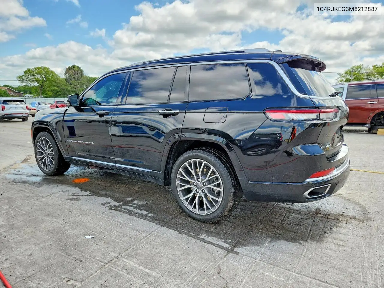 2021 Jeep Grand Cherokee L Summit VIN: 1C4RJKEG3M8212887 Lot: 60715106