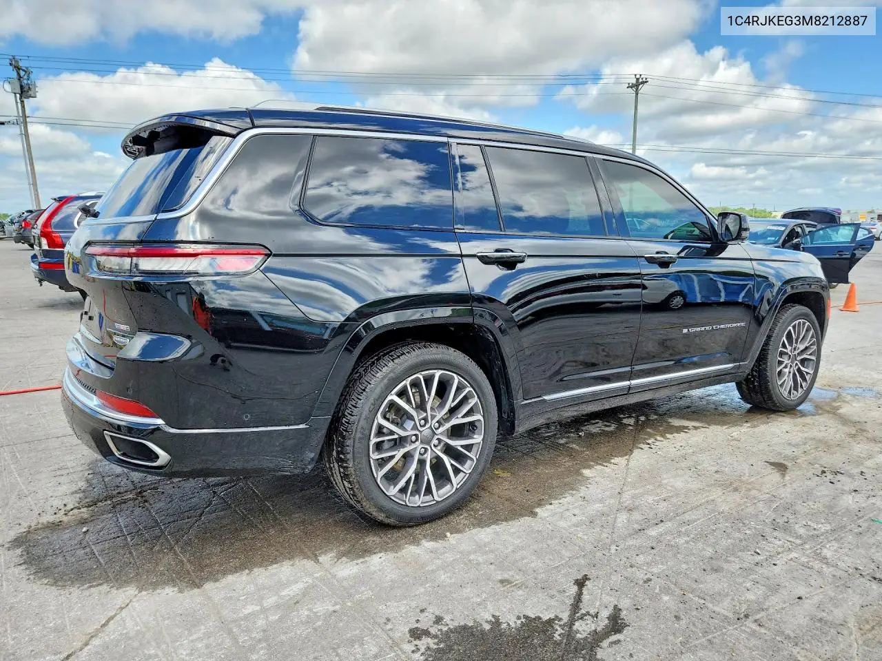 2021 Jeep Grand Cherokee L Summit VIN: 1C4RJKEG3M8212887 Lot: 60715106