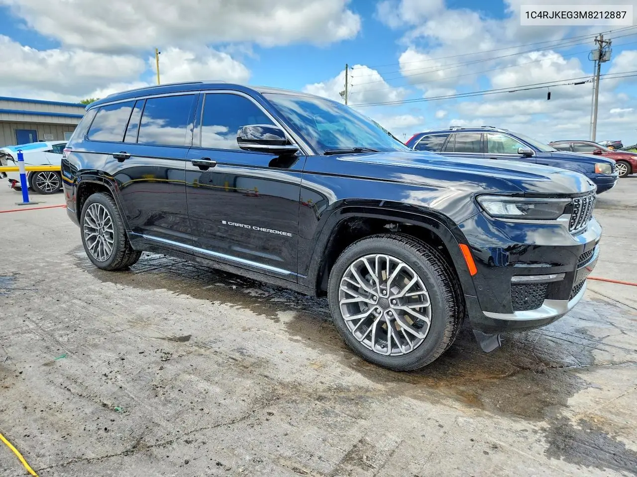 2021 Jeep Grand Cherokee L Summit VIN: 1C4RJKEG3M8212887 Lot: 60715106