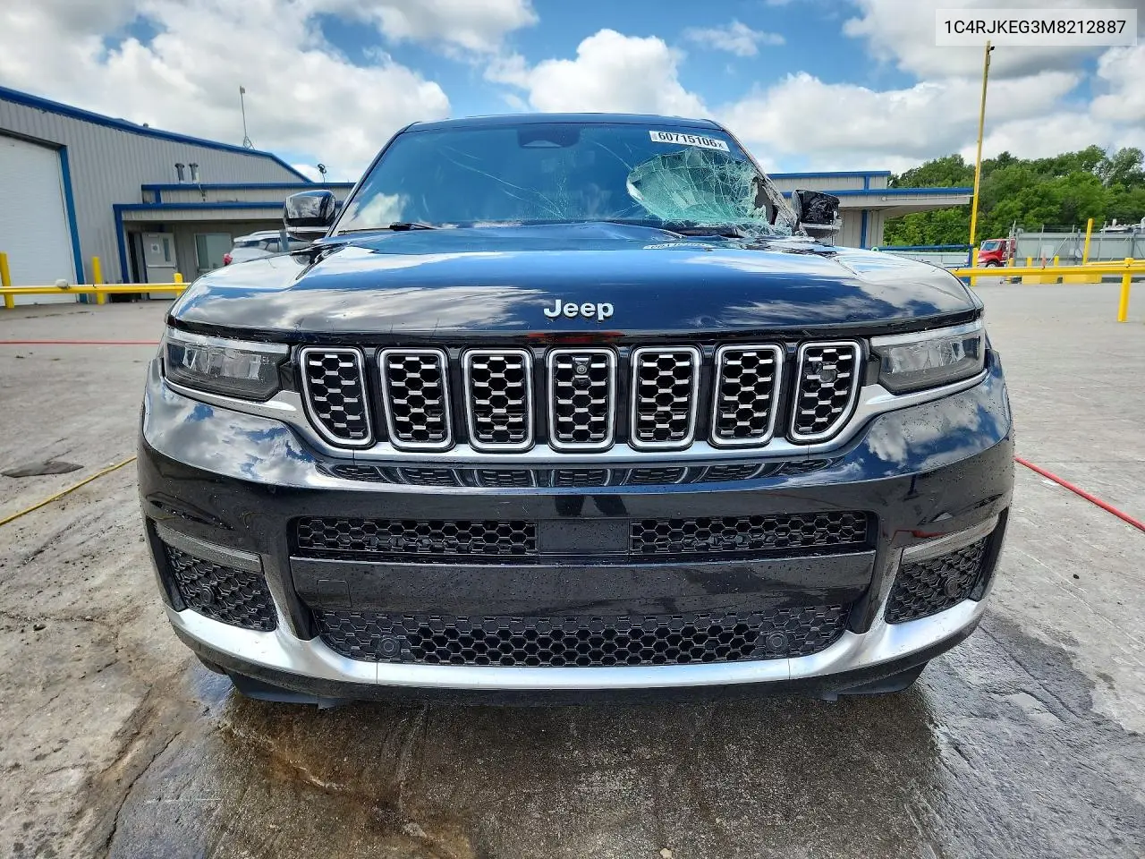 2021 Jeep Grand Cherokee L Summit VIN: 1C4RJKEG3M8212887 Lot: 60715106