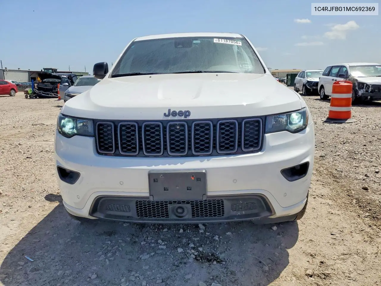 2021 Jeep Grand Cherokee Limited VIN: 1C4RJFBG1MC692369 Lot: 61187056