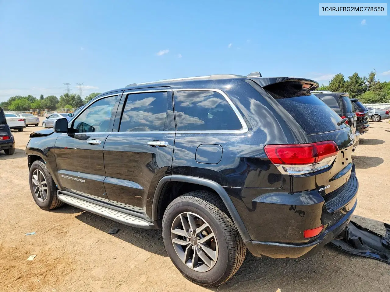2021 Jeep Grand Cherokee Limited VIN: 1C4RJFBG2MC778550 Lot: 61618236