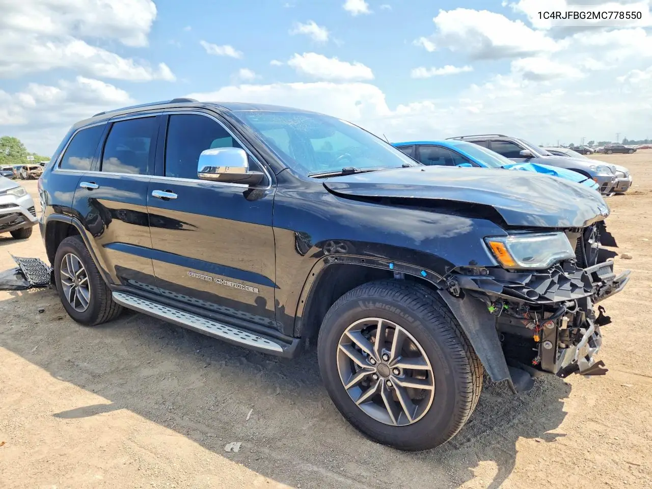 2021 Jeep Grand Cherokee Limited VIN: 1C4RJFBG2MC778550 Lot: 61618236