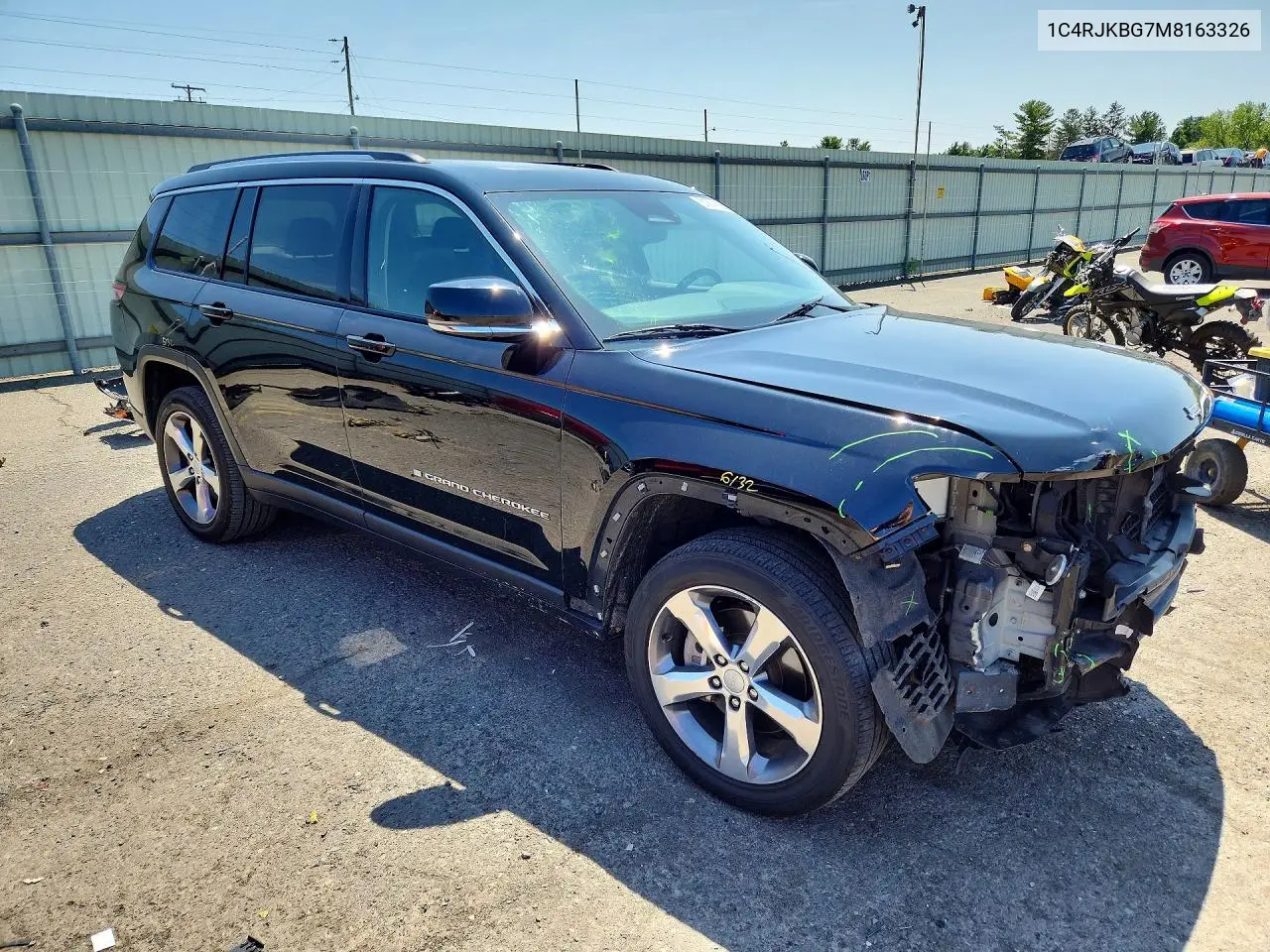 2021 Jeep Grand Cherokee L Limited VIN: 1C4RJKBG7M8163326 Lot: 61874116