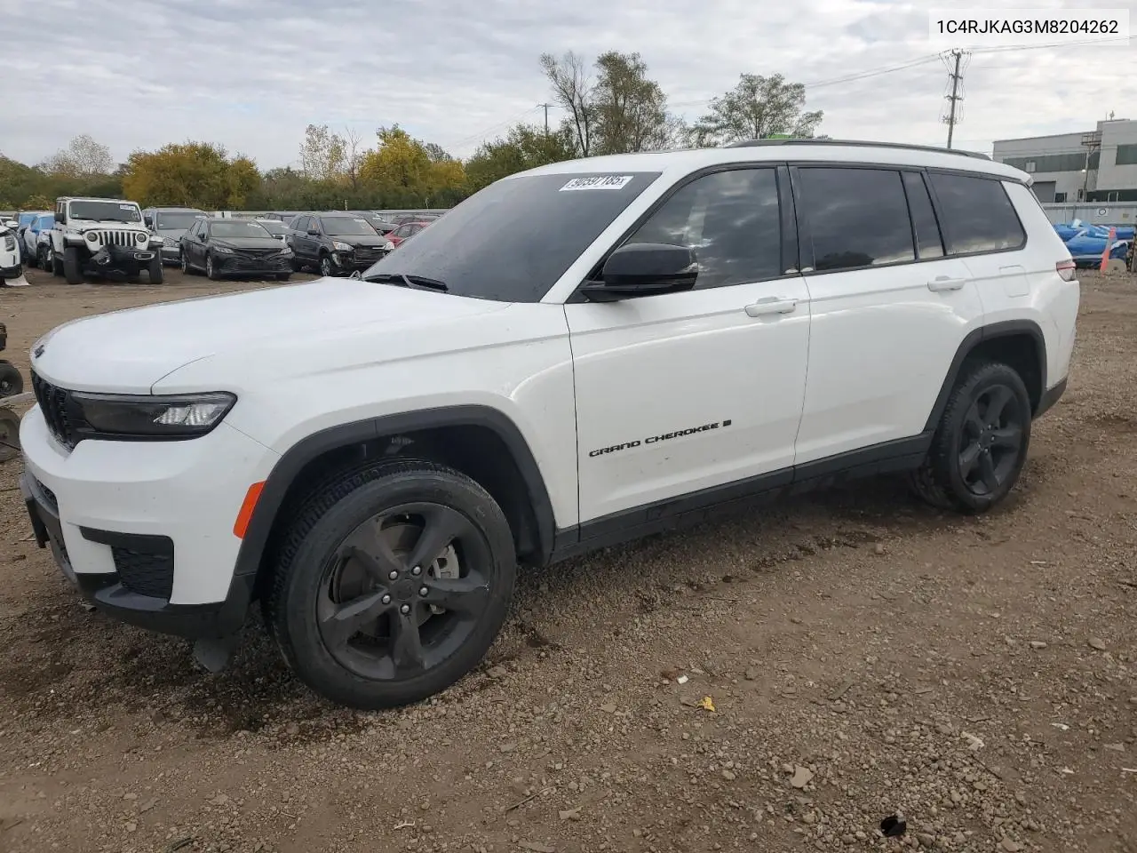1C4RJKAG3M8204262 2021 Jeep Grand Cherokee L Laredo